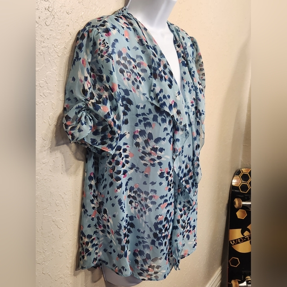 ELLE Women's Blouse Size Large - Picture 3 of 8